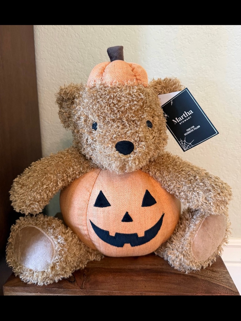 Martha Stewart Plush in Pumpkin Bear Costume